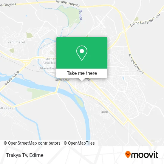 Trakya Tv map