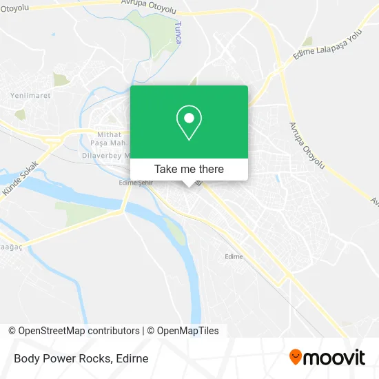 Body Power Rocks map
