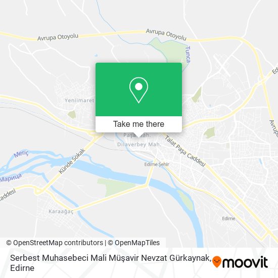 Serbest Muhasebeci Mali Müşavir Nevzat Gürkaynak map
