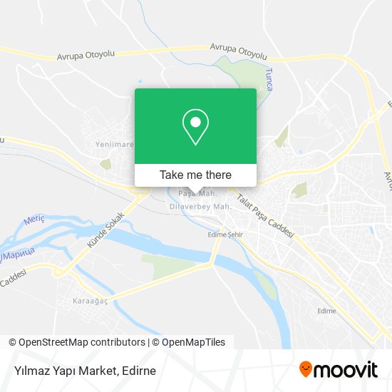 Yılmaz Yapı Market map