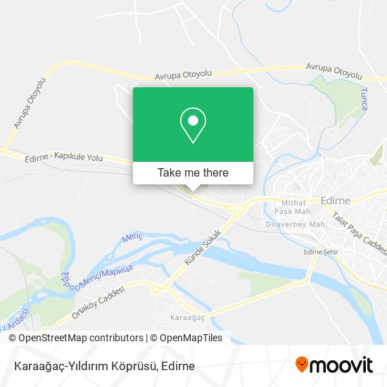 Karaağaç-Yıldırım Köprüsü map