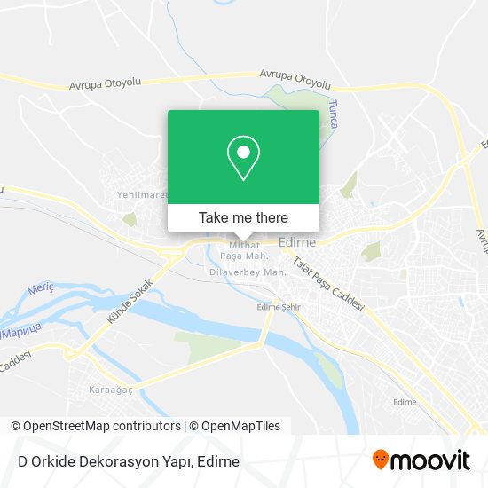 D Orkide Dekorasyon Yapı map