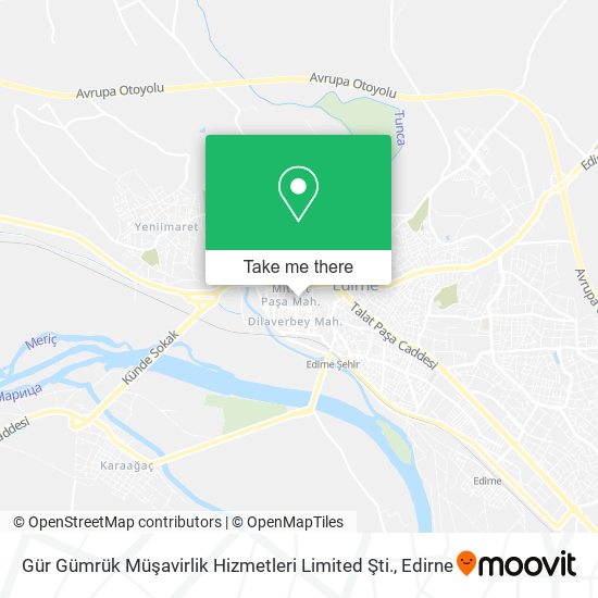 Gür Gümrük Müşavirlik Hizmetleri Limited Şti. map