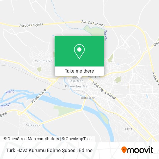 Türk Hava Kurumu Edirne Şubesi map