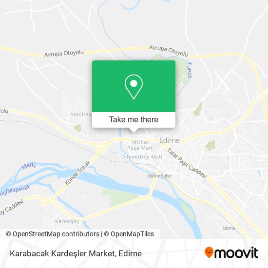 Karabacak Kardeşler Market map
