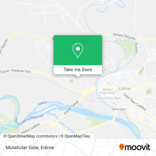 Mutafcilar Gida map
