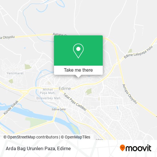 Arda Bag Urunlerı Paza map