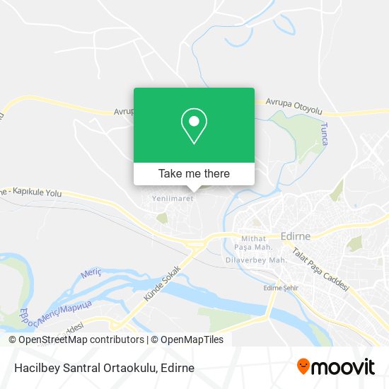 Hacilbey Santral Ortaokulu map
