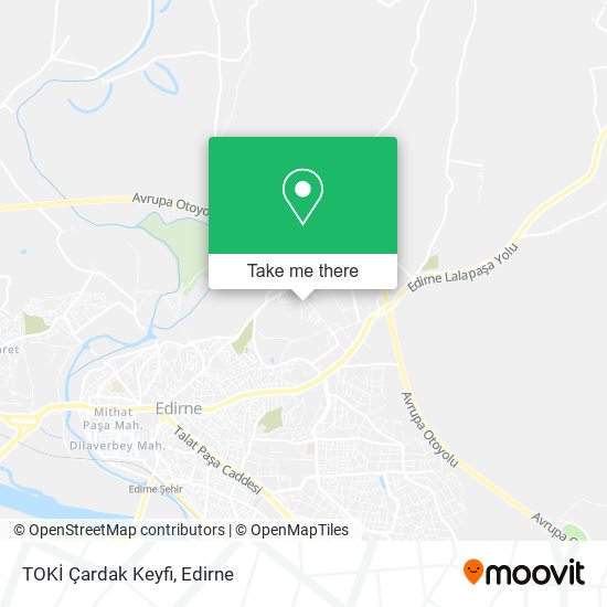 TOKİ Çardak Keyfi map