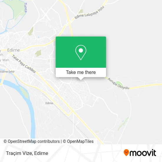 Traçim Vize map