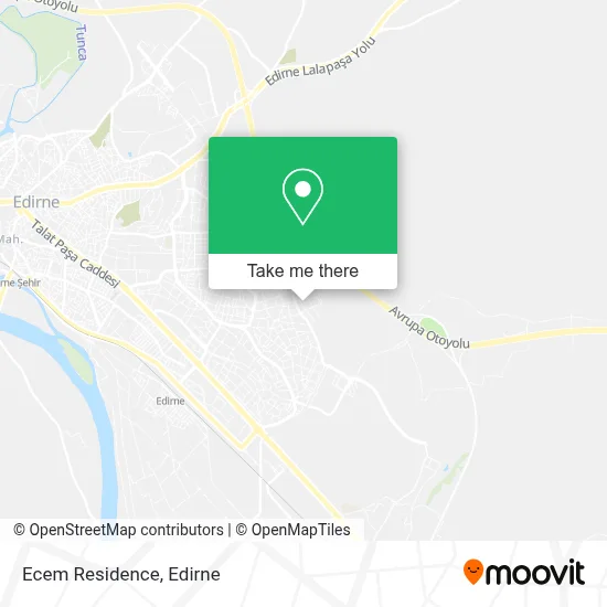 Ecem Residence map