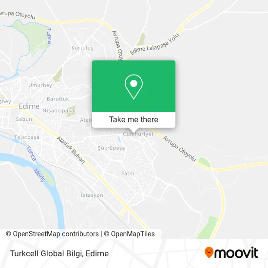 Turkcell Global Bilgi map