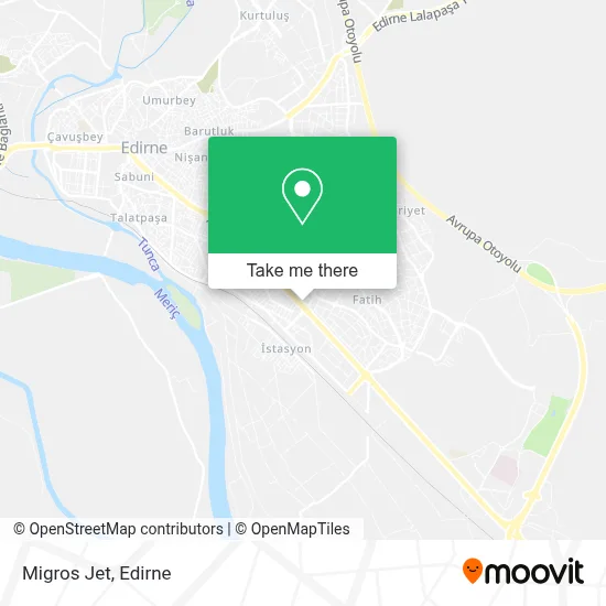 Migros Jet map
