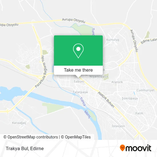 Trakya Bul map