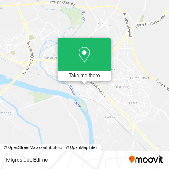 Migros Jet map