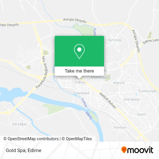 Gold Spa map