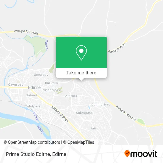 Prime Studio Edirne map