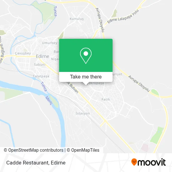 Cadde Restaurant map