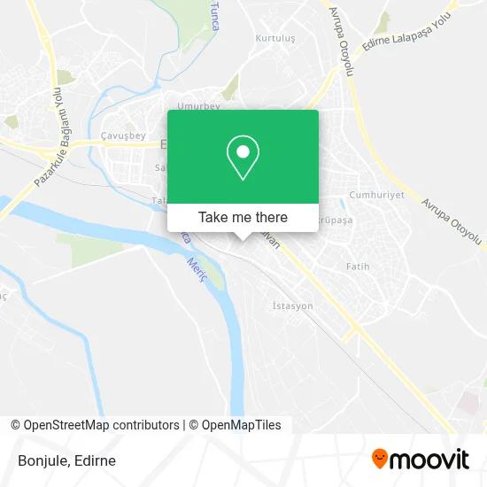 Bonjule map