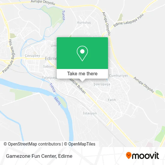 Gamezone Fun Center map