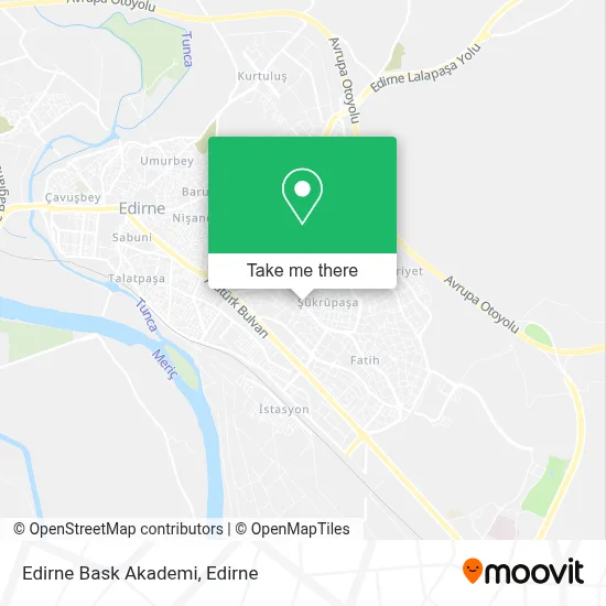 Edirne Bask Akademi map