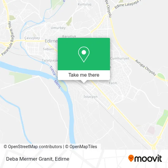 Deba Mermer Granit map