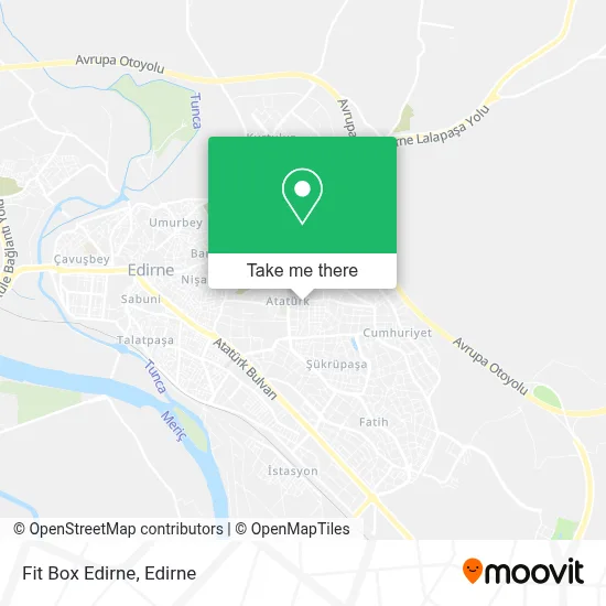 Fit Box Edirne map
