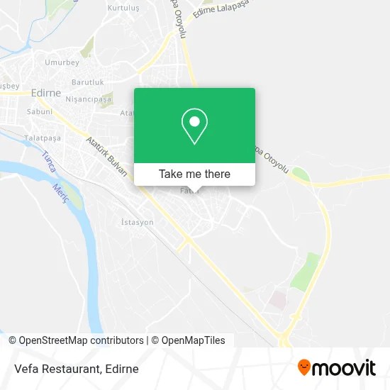 Vefa Restaurant map