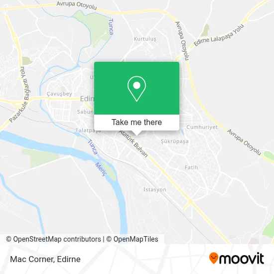Mac Corner map