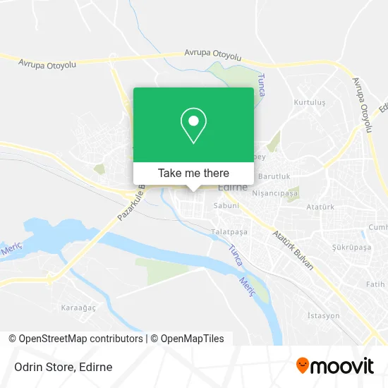 Odrin Store map
