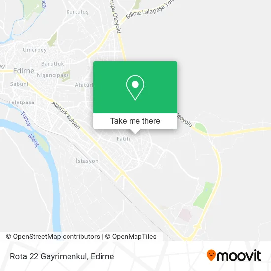 Rota 22 Gayrimenkul map