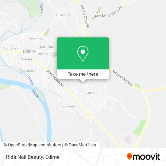 Ridà Nail Beauty map