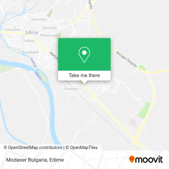 Modaser Bulgaria map