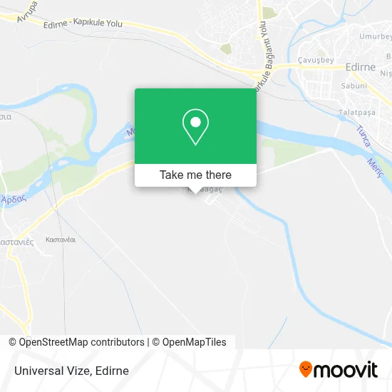 Universal Vize map