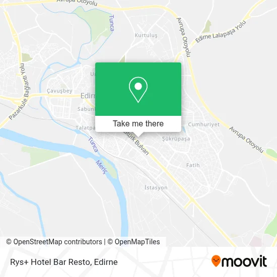 Rys+ Hotel Bar Resto map