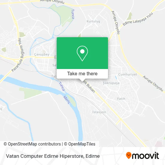Vatan Computer Edirne Hiperstore map