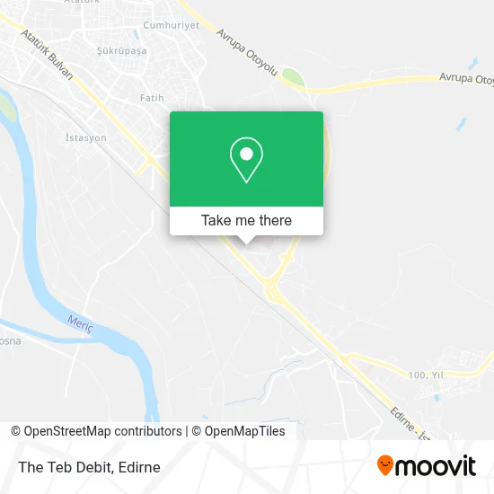 The Teb Debit map
