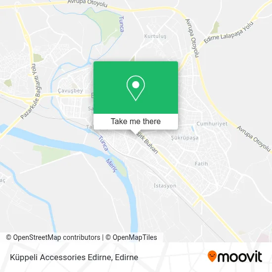Küppeli Accessories Edirne map