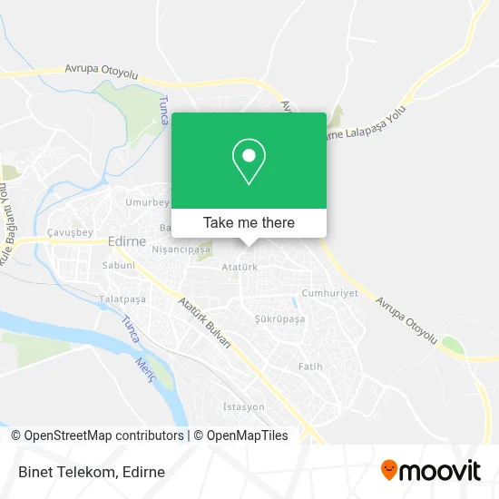 Binet Telekom map