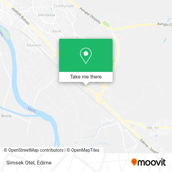 Simsek Otel map