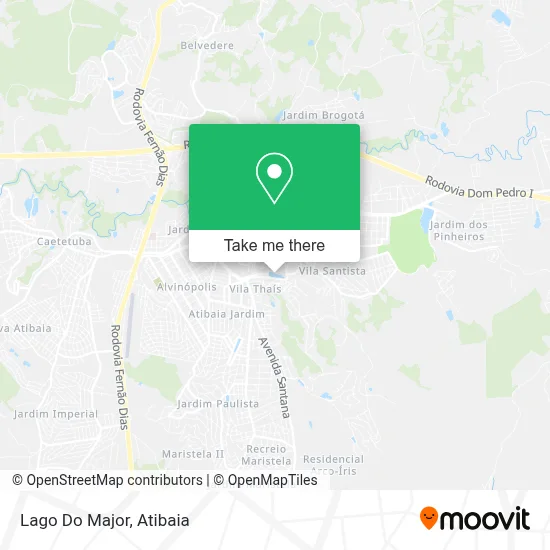 Lago Do Major map