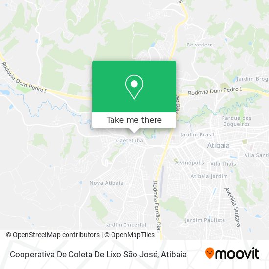 Mapa Cooperativa De Coleta De Lixo São José