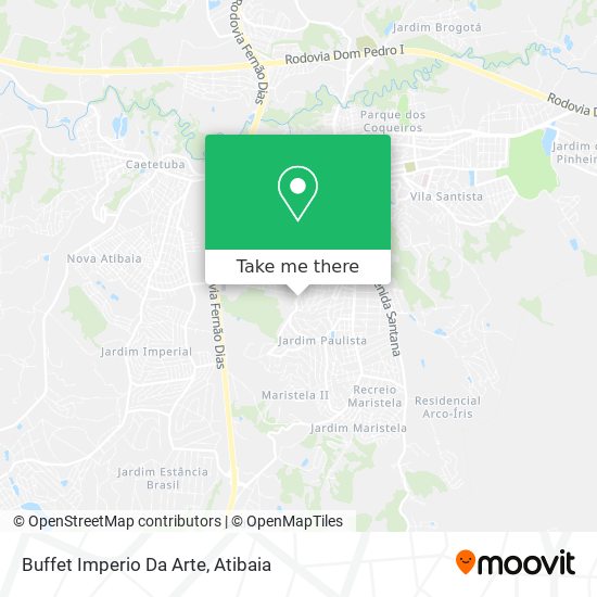 Buffet Imperio Da Arte map