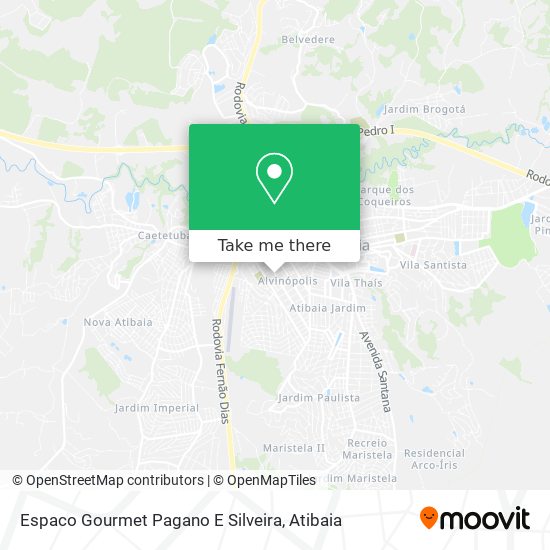 Espaco Gourmet Pagano E Silveira map
