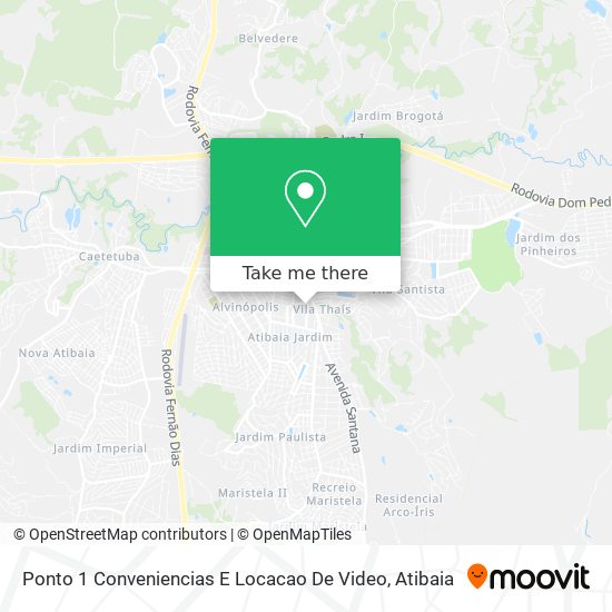 Ponto 1 Conveniencias E Locacao De Video map