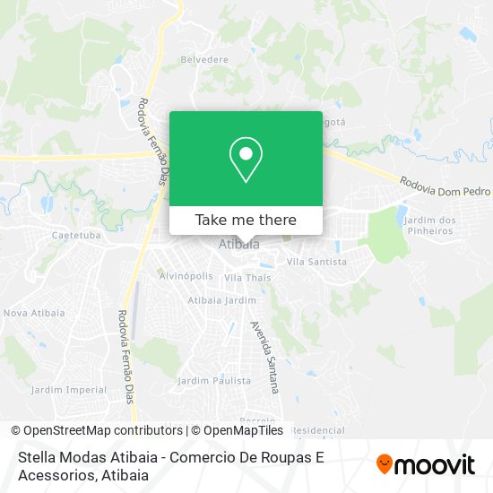 Stella Modas Atibaia - Comercio De Roupas E Acessorios map