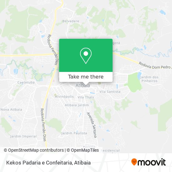 Kekos Padaria e Confeitaria map