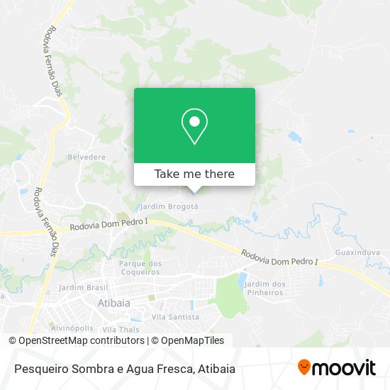 Pesqueiro Sombra e Agua Fresca map