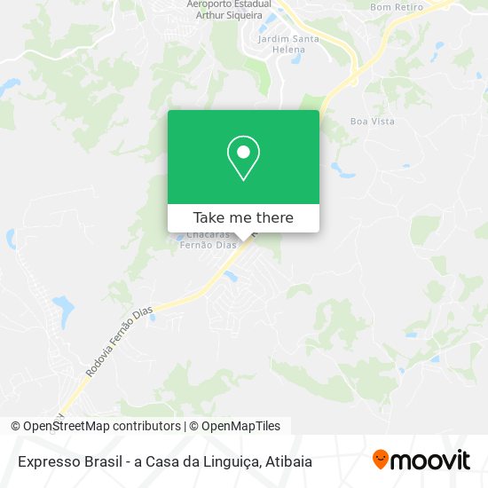 Expresso Brasil - a Casa da Linguiça map