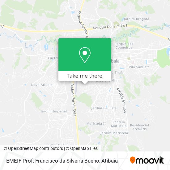 EMEIF Prof. Francisco da Silveira Bueno map